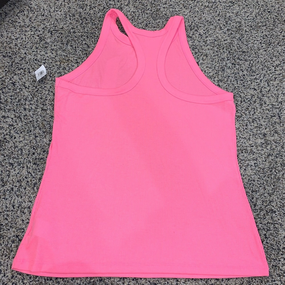 Bright Pink Racerback Tank Top - Picture 4 of 5